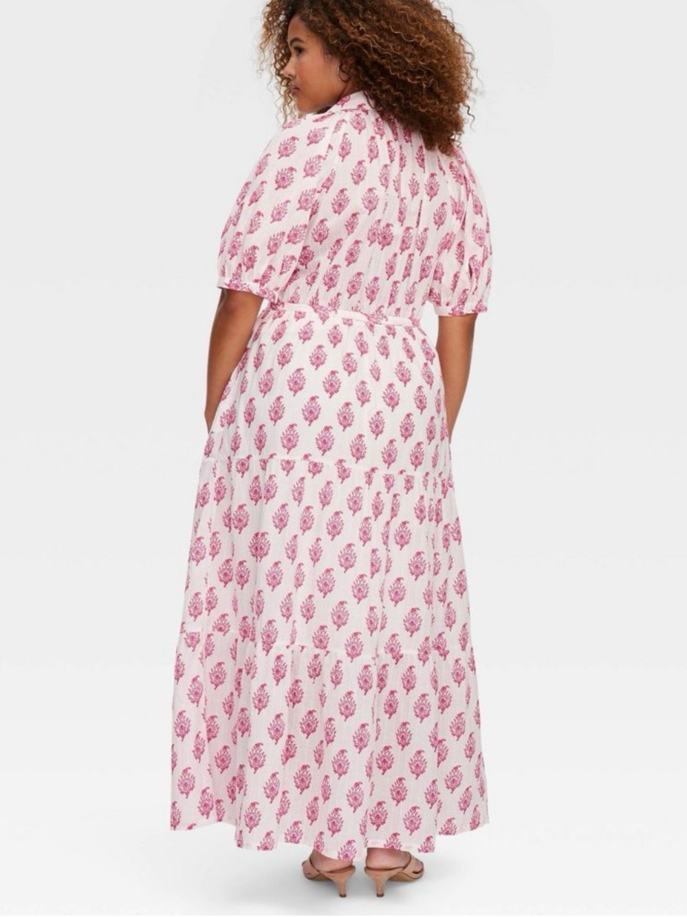 Roller Rabbit x Target Pink Bouquet Maxi Dress Large NWOT - Picture 2 of 7